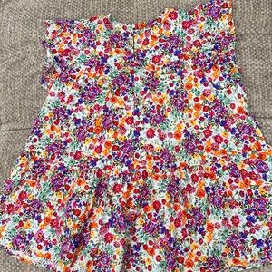 First Love by Lovelyn Womens Shirt Top floral Pattern Short Sleeve Size 3X